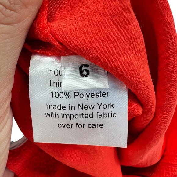 Rachel Comey Red Crepe Pants Trouser Lipstick Red Size 6 - Picture 3 of 8